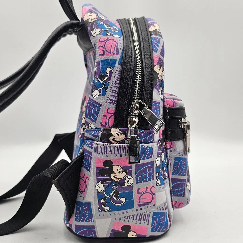 Run Disney Loungefly WDW Running Marathon 25th Anniversary Backpack Bag 2018